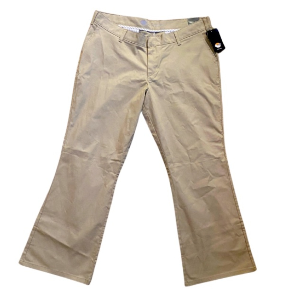 DICKIES Women’s Khakis Flex Twill Slim Fit Boot Cut Pants Size 20 R